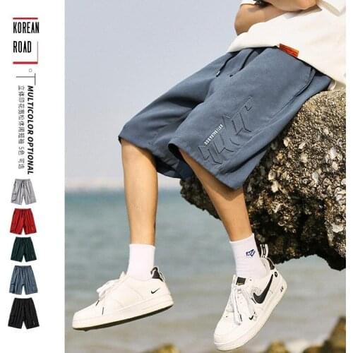 Summer Loose Cargo Shorts Men Cargo Pocket Shorts Pants Homme Without Belt Embossing Pants -40