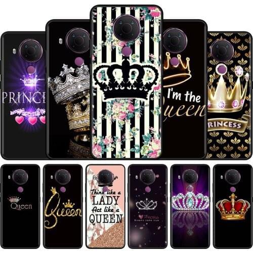 CellPhone Case For Nokia 7.2 G10 5.4 5.3 3.4 8.3 1.4 2.4 X10 X20 XR20 Black Soft Shell Silicone Cover Diamond Crown Printing