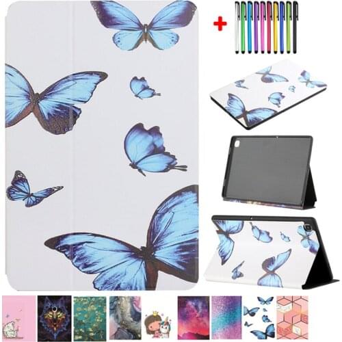 For IPad Mini 5 Case 7.9 inch Shockproof Capa Tablet Case For iPad Mini 3 Mini 4 2 1 Painted Cover Butterfly Cat Shell Etui Gift