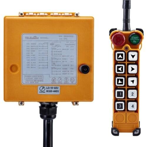 F26-B1 Radio wirelessIndustrial remote control 10 single speed button 18-440V for crane and hoist