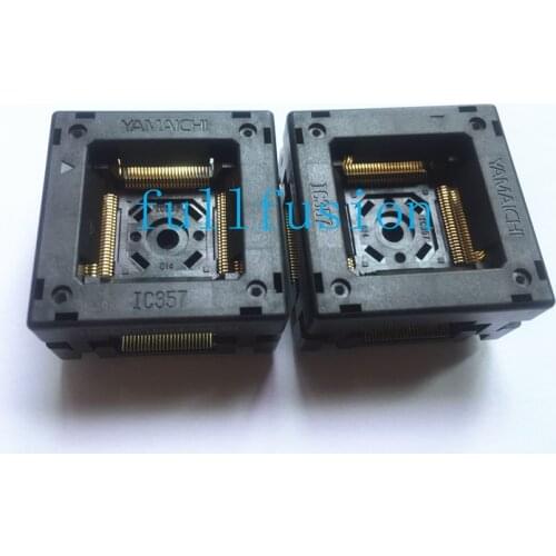 IC357-1004-053 Yamaichi IC Test Socket QFP100 0.5mm Pitch Burn in Socket