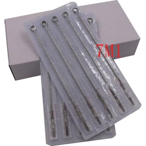 15pcs Tattoo Machine Needle 7M1 Round Shader Disposable Sterilized Cartridge Tattoo Needles