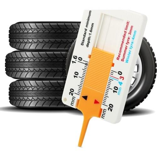 Auto Tyre Depth Gauge Tool Car Accessories For Hyundai Solaris 2 Elantra i30 i35 i40 Tucson Kona Azera