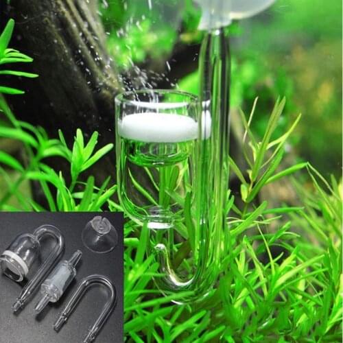 Co2 glass refiner 4-piece Aquarium live plant atomizer Diffusion valve carbon dioxide reactor regulator U suction cup Accessory