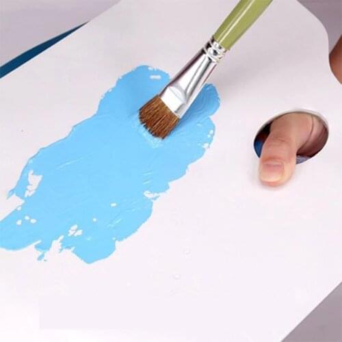 Painting Material Paper Disposable Washable Color Palette 30 Sheets Of Color Paper Gouache Acrylic Toning N04 20 Dropship