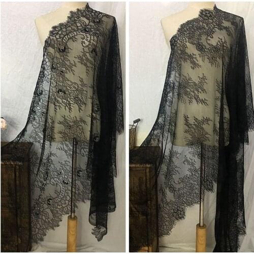 Eyelash lace fabric for skirt childrens clothing home decoration wedding veil accessories