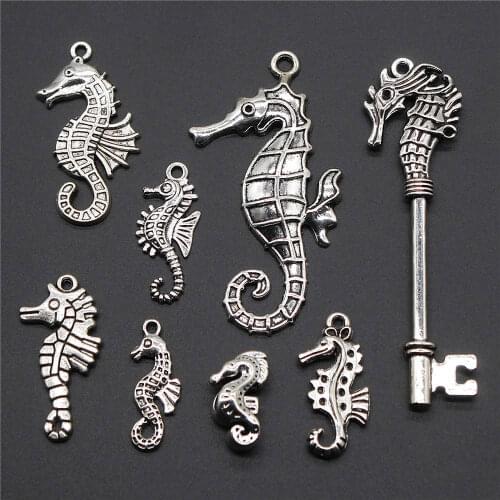 Hot Hippocampus Charm Pendants For Bracelet Necklace Jewelry Accessories Diy Jewelry Making