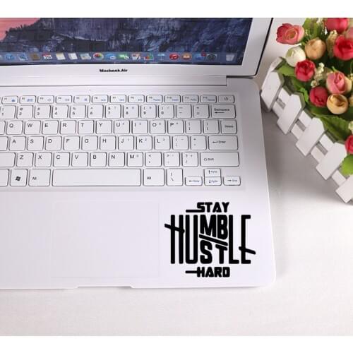 Fashion Laptop Sticker English Text Art Pattern Vinyl Decal Black Laptop Stickers For Macbook Air Laptop skin decoration
