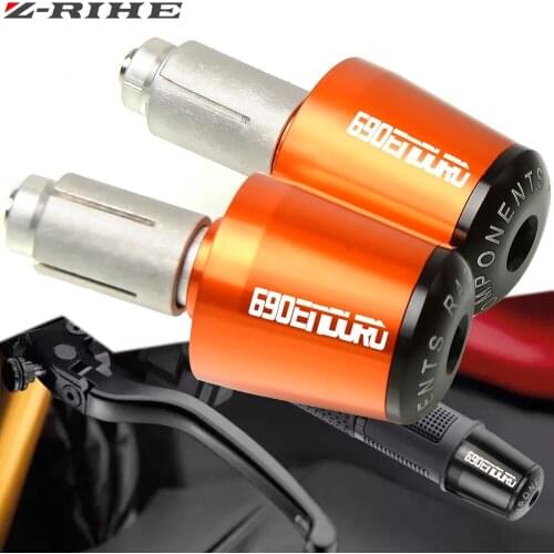 Motorcycle Accessories For 690 ENDURO 2009-2010 690 ENDURO R 2009-2018 7/8" 22MM Handlebar Hand Grips Handle Bar End Cap