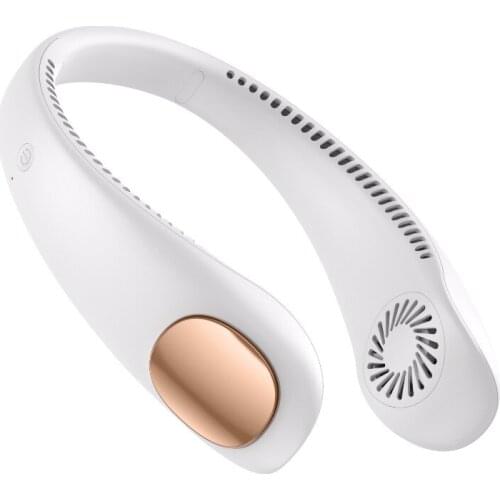 New style hanging neck fan usb fan leafless silent mini fan portable manufacturer