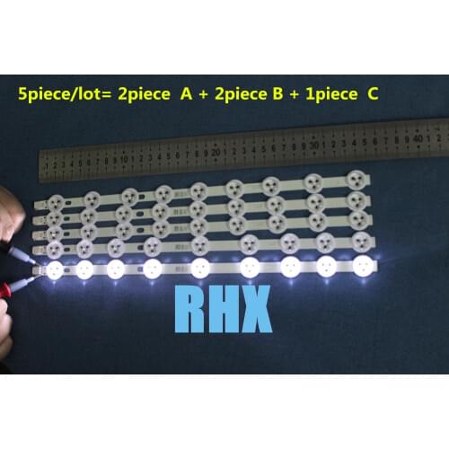 5piece/lot 100%NEW 39" 40" TV LED Backlight Strip For TOSHIBA 40L3433DG VES400UNDS-01 VES400UNDS-02 1piece=355MM