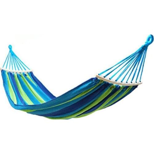 Portable Hanging Hammock Indoor Home Bedroom Hammock Lazy Chair Travel Outdoor Camping Swing Chair Thick Canvas Bed Hammocks