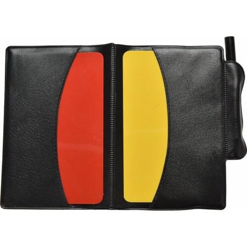 Arrival Soccer Referee Wallet Red Card And Yellow Card Wallet Pencil Notebook