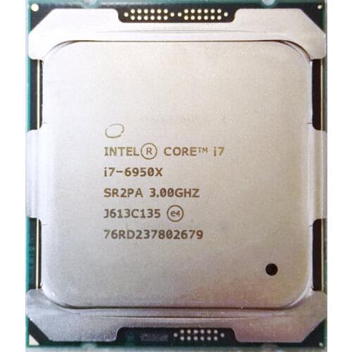 Free shipping Intel i7-6950X 10-Core 3.0GHz LGA2011-3 CPU Processor i7 6950X