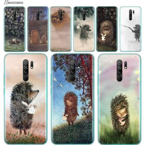 Transparent Cover Hedgehog in the Fog For Xiaomi Redmi K40 K30i K30T K30S K30 K20 10X GO S2 Y2 Pro Ultra Phone Case