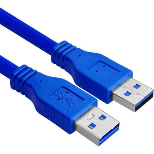 USB 3.0 A to A USB data cable, 5ft/1.5m high performance USB A male to male cable for data transfer, laptop cooler, printer, cam