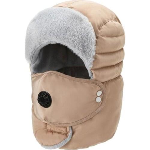 Winter mens earmuffs hat warm thick velvet Bomber Hats for men women Gorro de invierno anti-cold windproof ski cap womens hat