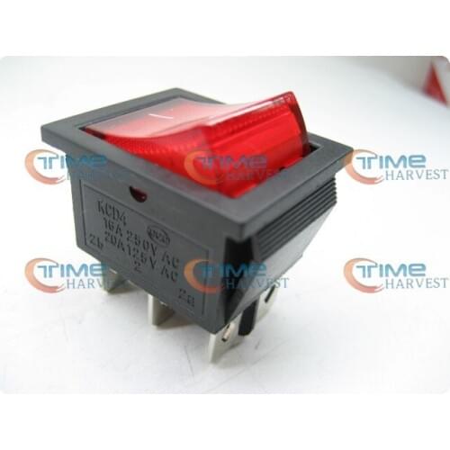 20 pcs AC Power Switch Switches for Arcade Upright Cocktail Machine cabinet accessories coin operated game arcade cabinet parts