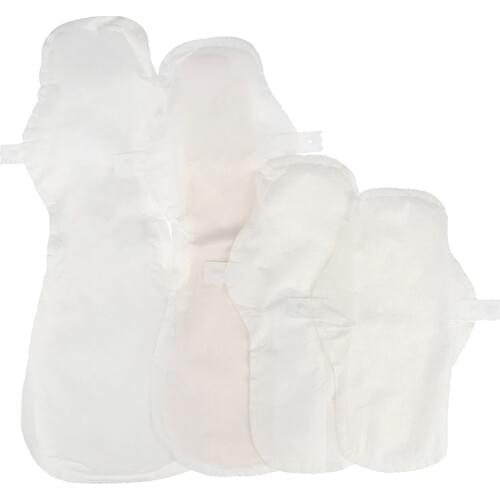 24/27/38/42cm 1pc Reusable Cotton Pads Menstrual Sanitary Panty Liners Hygiene Pads