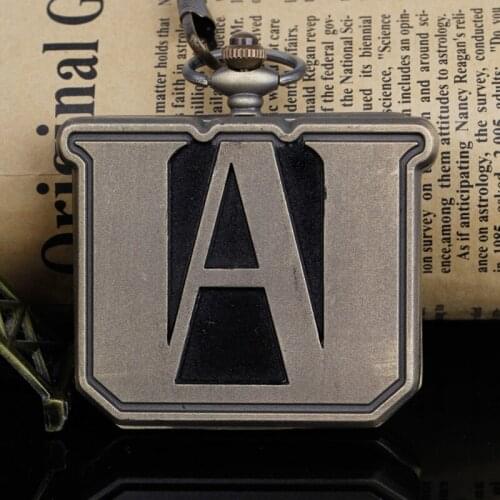 Anime Design Quartz Pocket Watch with Chain Pendant Necklace Unisex Watch Relogio Montres with Gifts Accessory