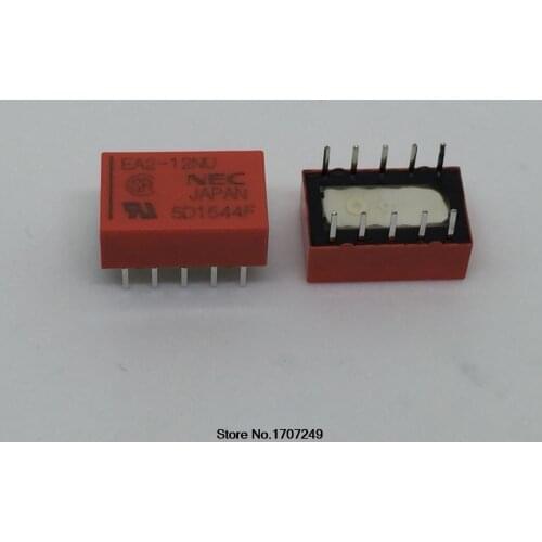 Free Shipping 100pcs/lot EA2-12 EA2-12NU 10-pin 1A can replace Matsushita TQ2-12V
