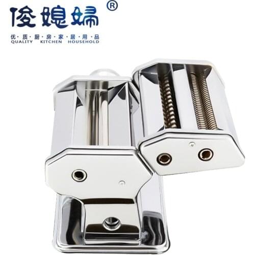 Household Split Noodle Press Machine Manual Noodle Maker Dough Rolling Machine Dumpling Wrapper Cover Pasta Maker Machine