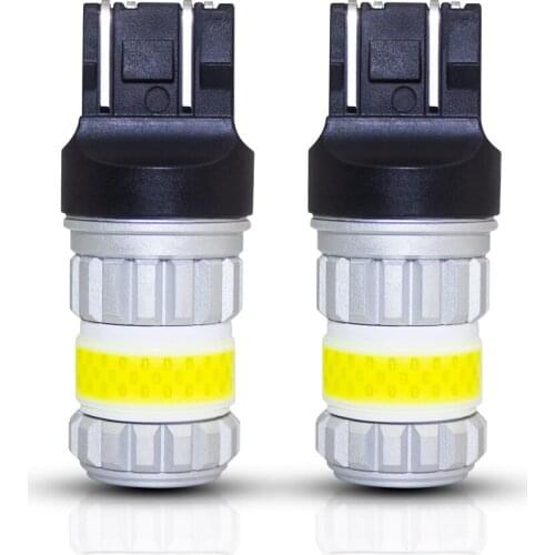 2Pcs Extremely Bright 800 Lumens 7443 Brake Light LED Bulbs T20, 7444, W21/5W Fit 9V-60V Replacement For Car Truck Tail Lamp