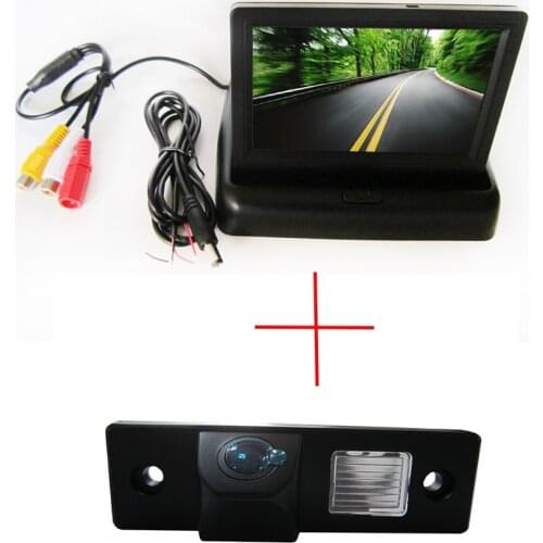 Color CCD Car Rear View Camera for CHEVROLET Epica Lova Aveo Captiva Cruze Matis Lacetti ,with 4.3 Inch foldable LCD TFT Monitor