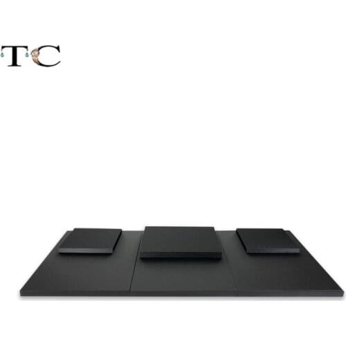 Soft Black Leather Jewelry Display Holder Accessories Holder High Quality Material Ring Necklace Bracelet Holder