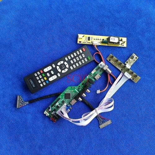 DIY kit 2CCFL For LTN190W1-L01 HDMI-compatible VGA AV USB LVDS 30-Pin 1680*1050 LCD display drive controller board Analog Signal