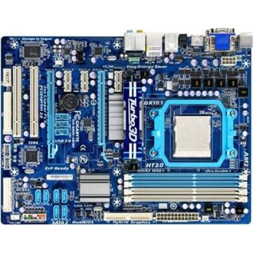 For Gigabyte GA-880G-UD3H Original Used Desktop Motherboard 880G-UD3H 880G Socket AM3 DDR3 SATA2 USB2.0 ATX