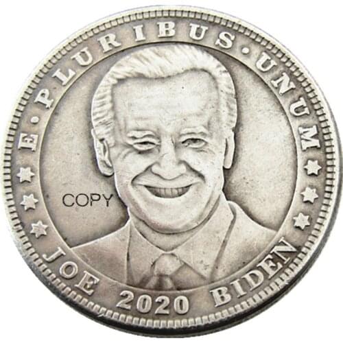 HB(154)US Hobo 2020 Morgan Dollar skull zombie skeleton Silver Plated Copy Coins