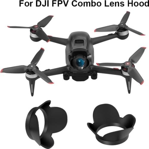 For DJI FPV Combo Lens Hood Sunshade Anti-glare Lens Cover Gimbal Protective Cover For DJI FPV Gimbal Drone Camera Accessories