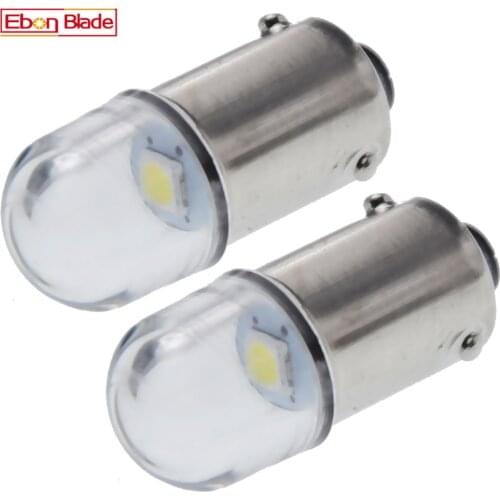2Pcs Warm/White 6V 12V LED Bulb BA9S T11 T4W BAX9S H6W BAY9S H21W Car Auto Interior Dash Map Side Wedge Reverse Parking Light