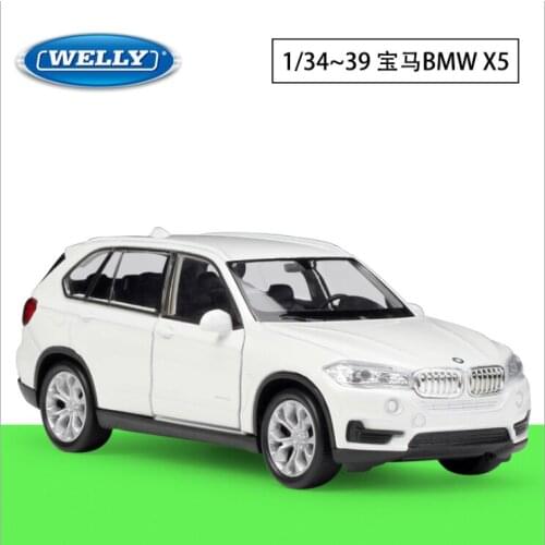 Welly1: 36 X5 simulation alloy SUV car model return force car childrens birthday new year Christmas gift