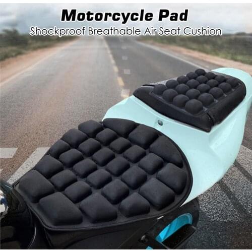 Motorcycle Seat Cushion 3D Shockproof Breathable Air Seat Cushion TPU Motorcycle Pad For Motorcycles Electric Vehicles Scooters
