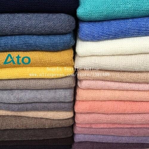 Soft thin Knitted Fabric Newborn Baby Photography Photo Props Newborn Basket Stuffer Wraps Photography fabrics