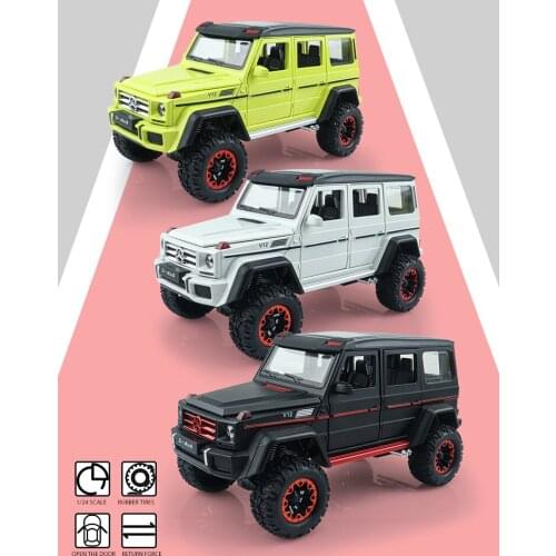 New Arriavl Big G500 4x4 Off-Road SUV 1:24 Alloy Car Model CheZhi Simulation Exquisite Diecasts Toy Vehicles Gifts For Children