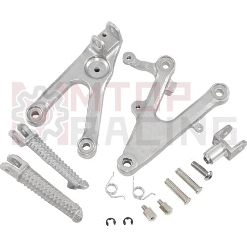 Motorcycle Front Foot Pedal Footrests Foot Pegs Tripod Stent Set For Yamaha YZF-R6 R6 2003 2004 2005 5SL-27442-00-00