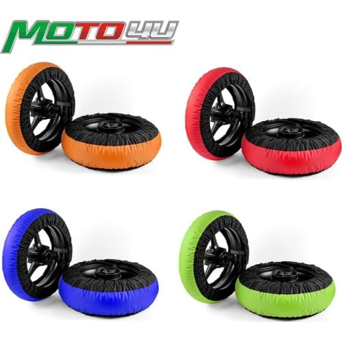 4 Colors Tire Warmer Motorcycle Race Tyre Warmer wheel Set 120/200 120/190 Front and Rear Motorbike Racing parts