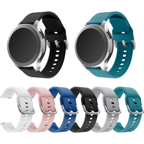 Silicone Band for Huawei Watch GT2 20mm 22mm for Samsung Galaxy Watch Active 2 Gear S3 Smart Sport Strap Bracelet Quick Release