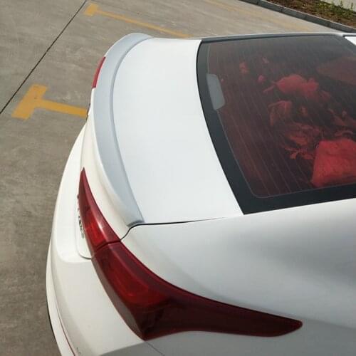 For Hyundai Verna/Accent Spoiler 16 2017 2018 2019 2020 2021 High Quality ABS Material Car Rear Trunk Wing Accessories Body Kit