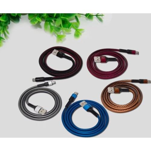Pearl leather charging line is suitable for the iphone android Yype - C quick charge mobile phone customization data line