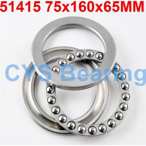 1PC Plane Thrust Ball Bearing 51415 75x160x65MM