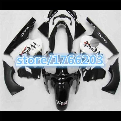 100% NEW WEST white black Fairing kits FOR KAWASAKI NINJA ZX12R 00-01 ZX 12R 00 01 ZX-12R 00-01 ZX 12R 2000 2001 fairings