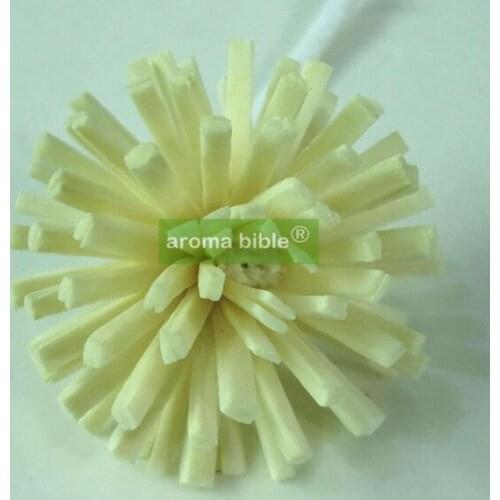 1000 pcs /lot Handmade sola wood flowers for fragrance diffuser and home decor with 12cm Rope or rattan reed sticks Top quality