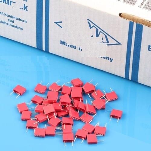 5PCS WIMA MKS2 0.1uF (0.1uf 100nF 0,1uF) 100V pitch:5mm NEW