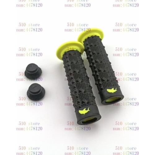 FREE SHIPPING NEW 1 Pair Bicycle Handle Grip MTB BMX Bike RUBBER Handlebar Grips yellow color