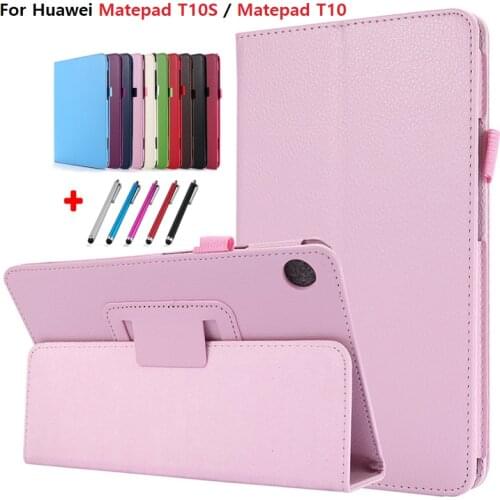 For Huawei Matepad T10S Case AGS3-L09 AGS3-W09 Matepad T10 10.1'' 9.7 PU Leather Stand Cover Protector For Huawei Mate Pad T 10s