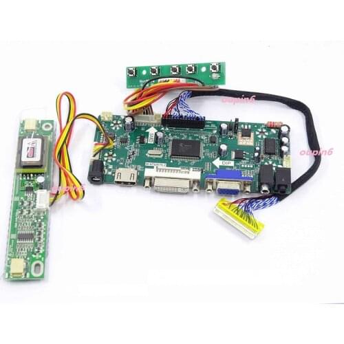 For LTN184HT03 1920X1080 18.4" Controller board kit HDMI VGA LVDS LCD LED DIY Panel Screen M.N68676 DVI Monitor